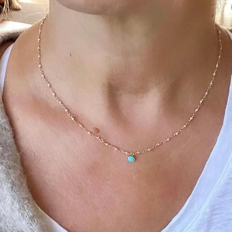 Tiny Pearl Beads Necklace