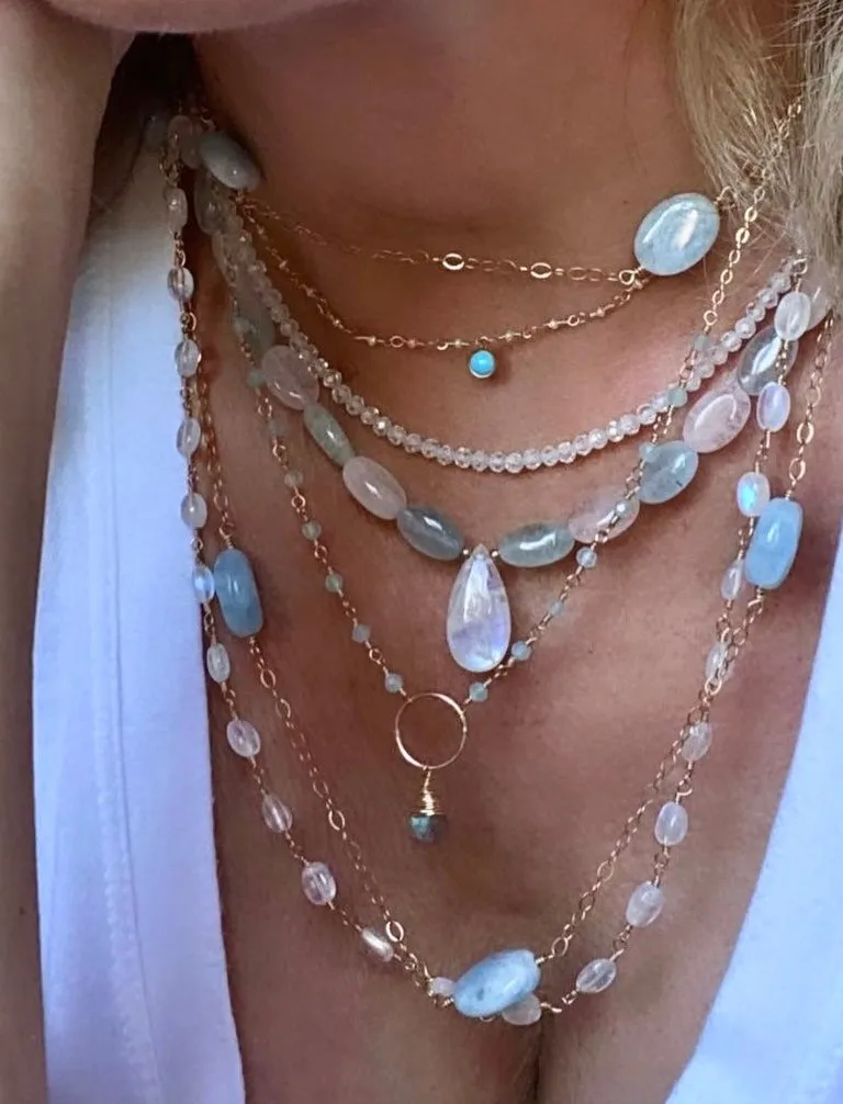 Tiny Pearl Beads Necklace