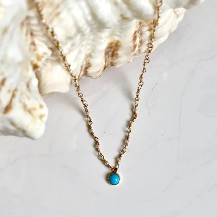 Tiny Pearl Beads Necklace