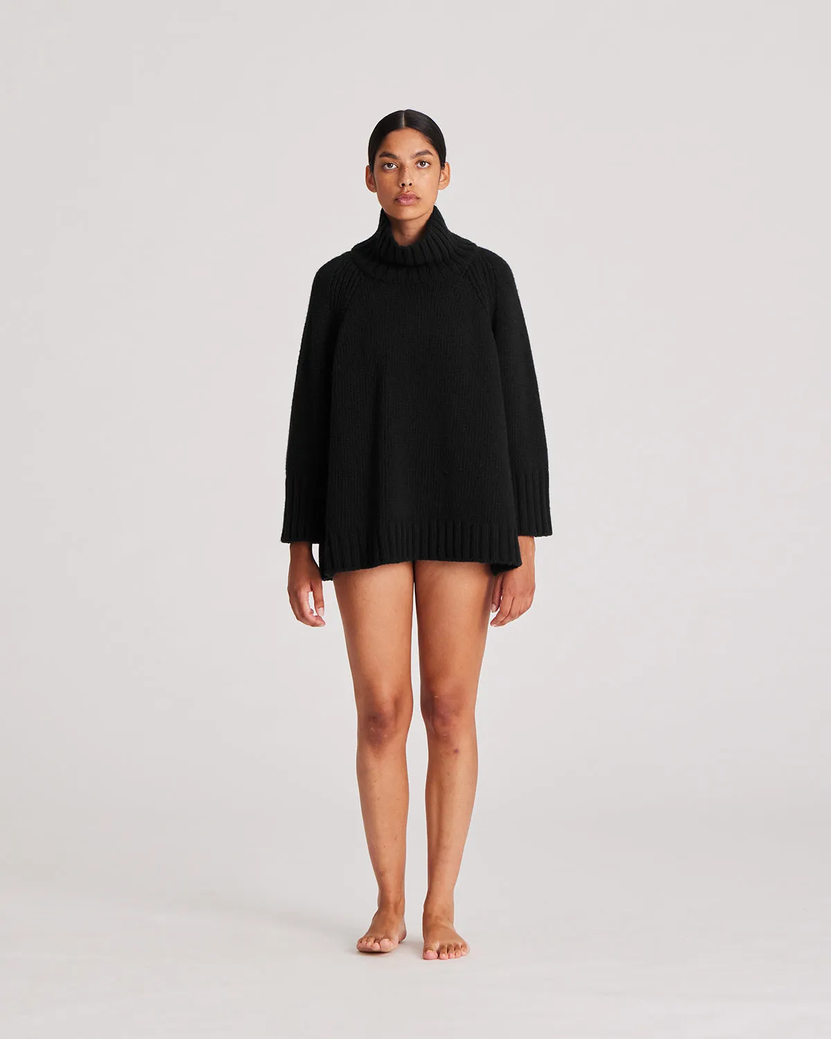 Tutte Lambswool Jumper GOTS 243975 - Black