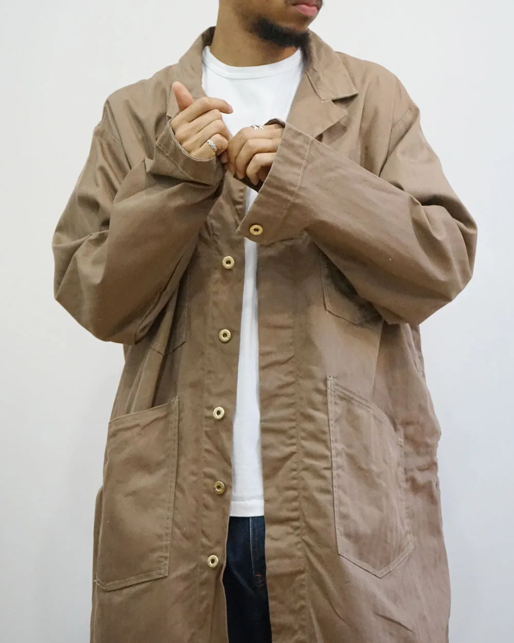Universal Overall HBT Shop Coat / Brown