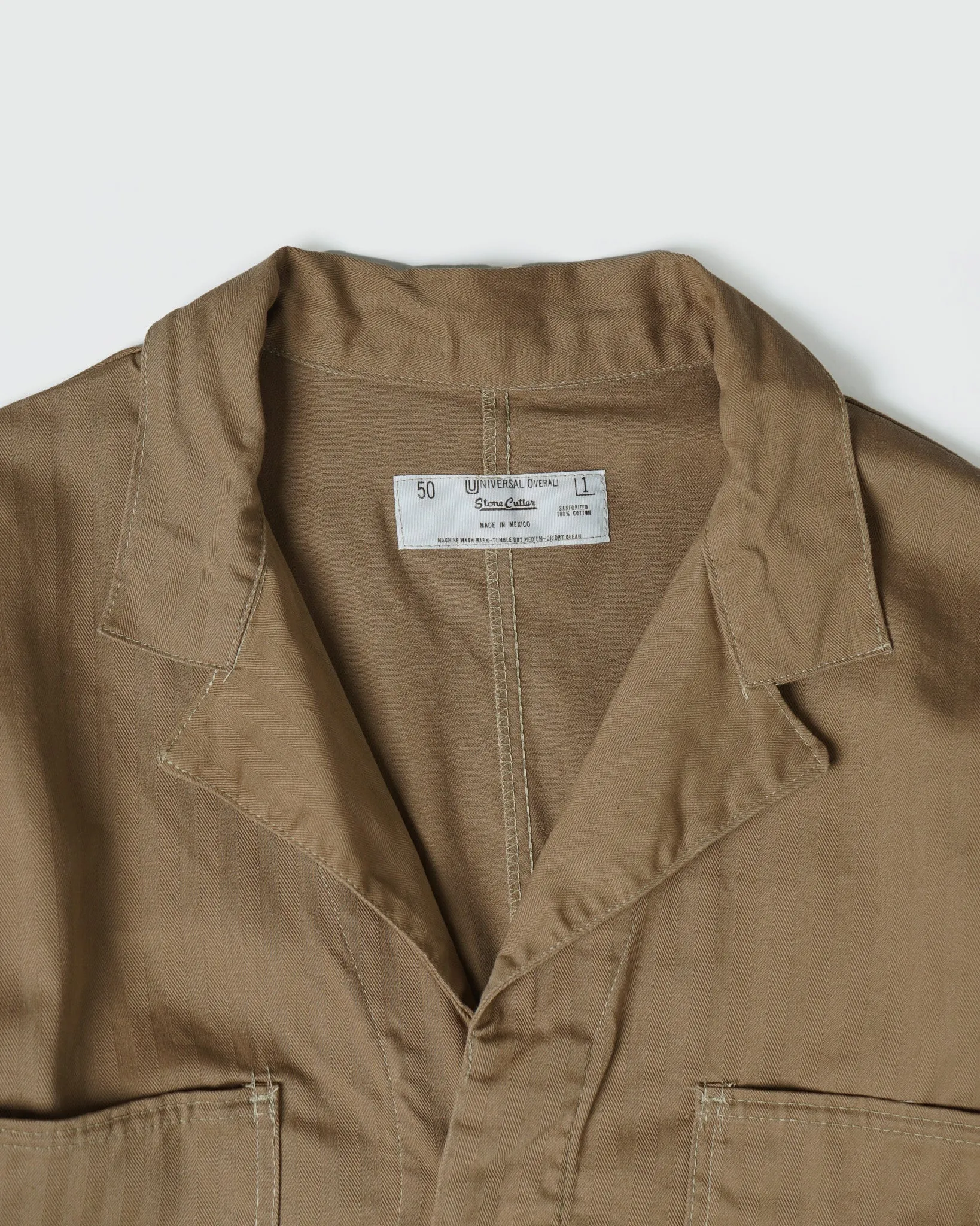 Universal Overall HBT Shop Coat / Brown