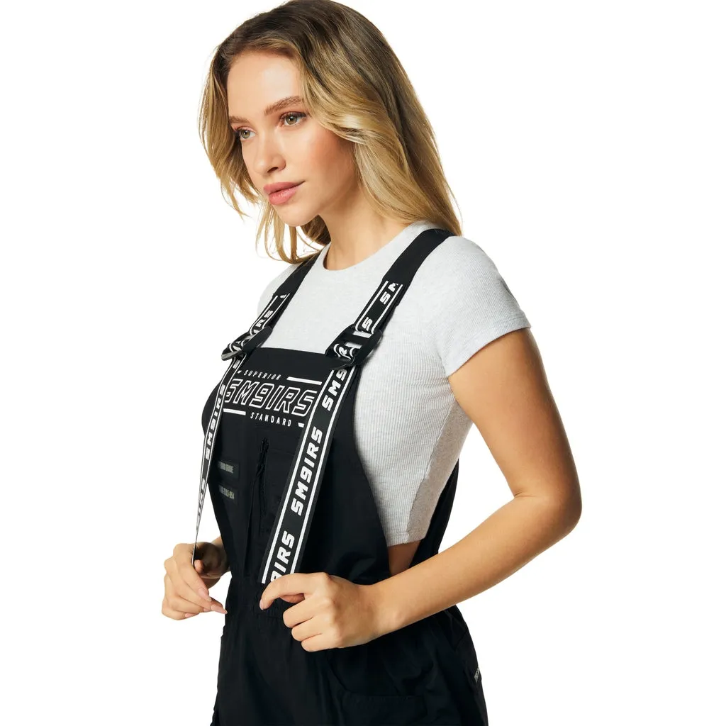 Utility Overall Shorts - Black