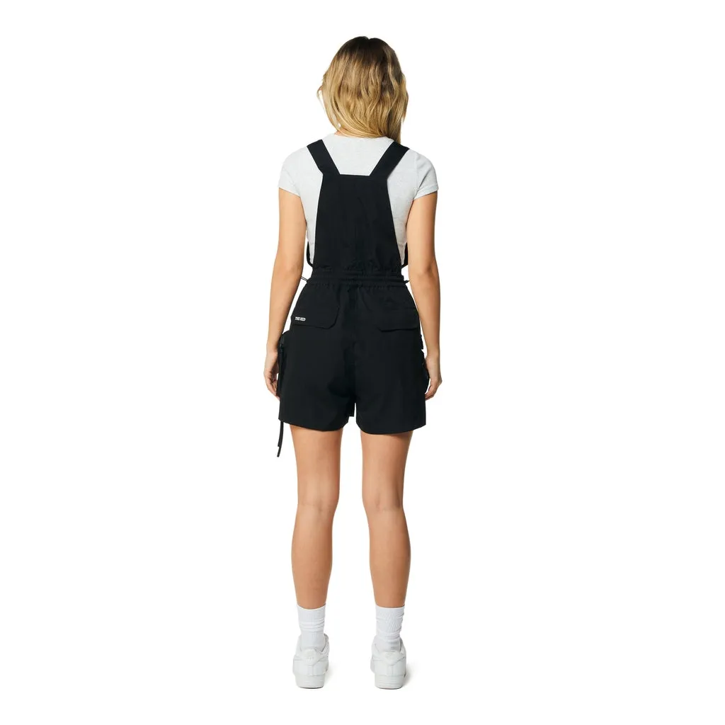 Utility Overall Shorts - Black