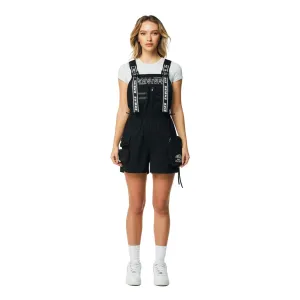 Utility Overall Shorts - Black