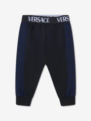Versace Baby Boys Cotton La Greca Signature Print Joggers