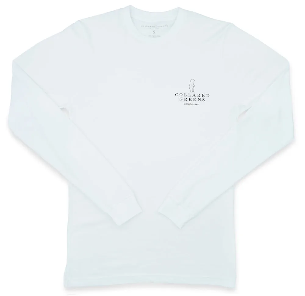 Weekend Skiff: Long Sleeve T-Shirt - White