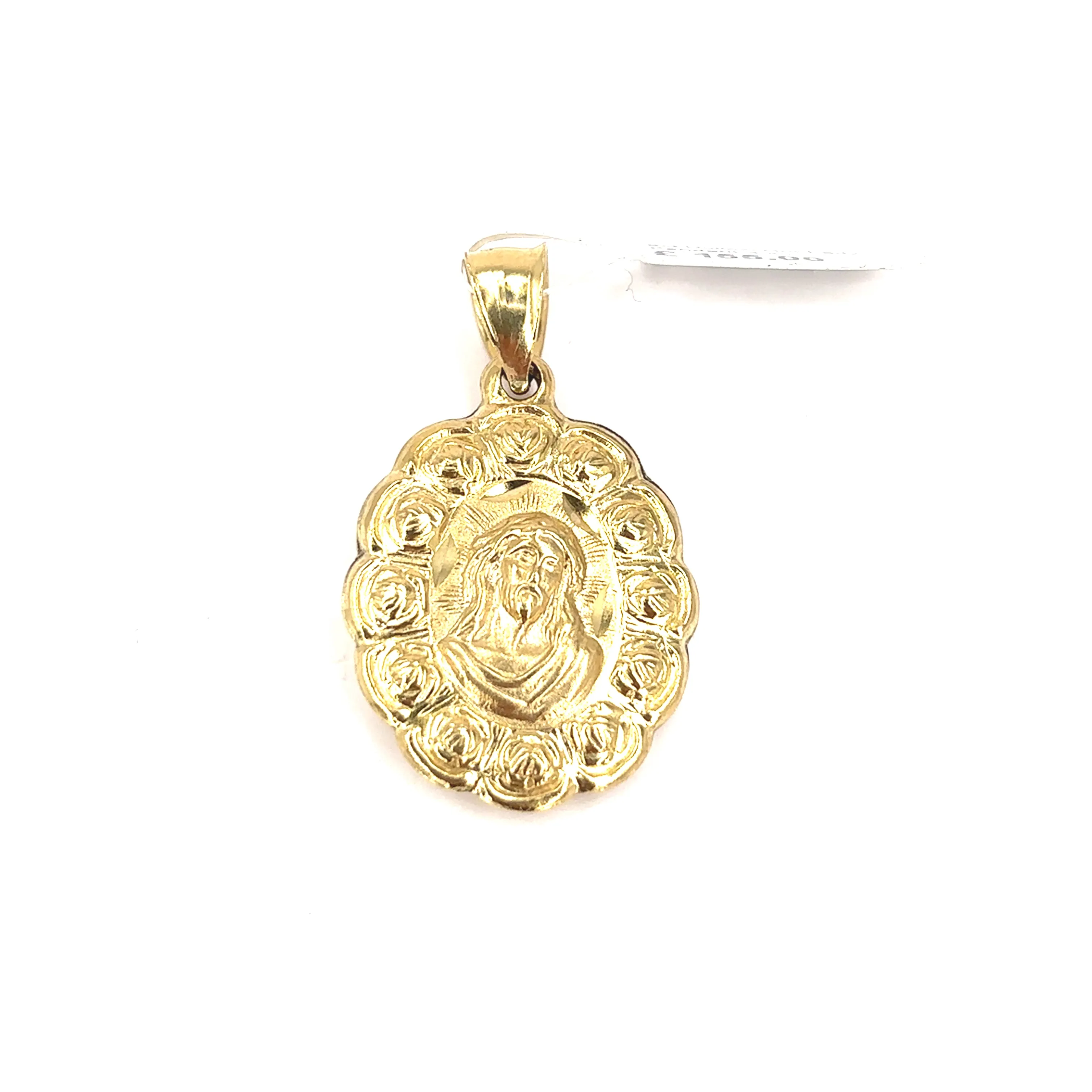 Women’s 9ct Yellow Gold Hollow Madonna Pendant