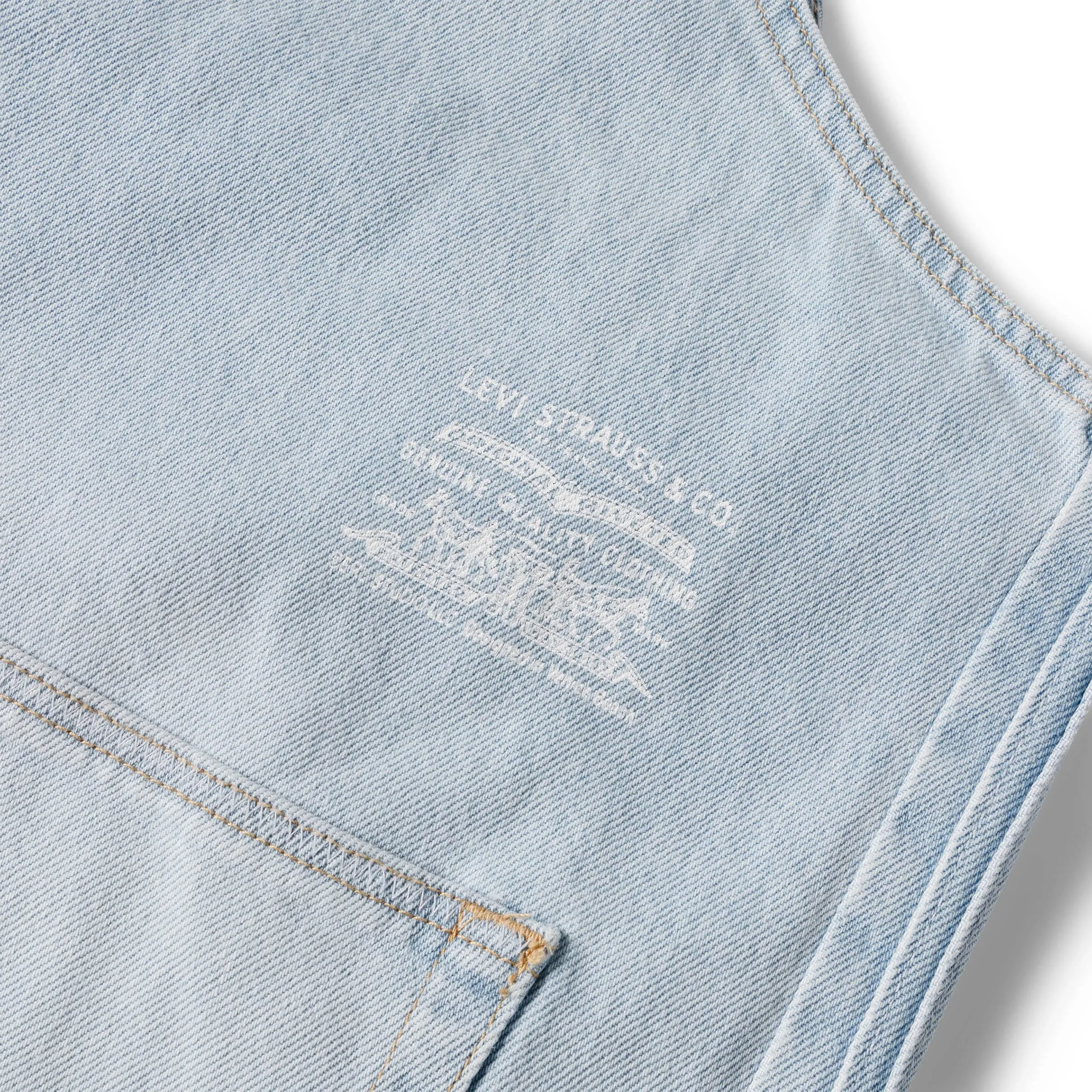 X LEVI'S DENIM OVERALL