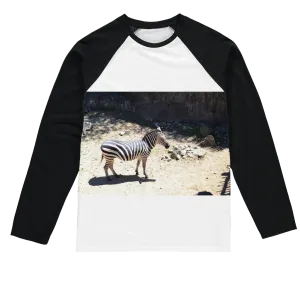 Zebra Sublimation Baseball Long Sleeve T-Shirt